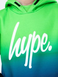 Hype Boys Script Hoodie (Green)