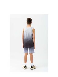 Hype Boys Speckle Fade Tank Top (Black)