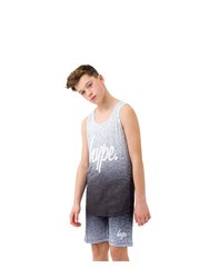 Hype Boys Speckle Fade Tank Top (Black) - Black