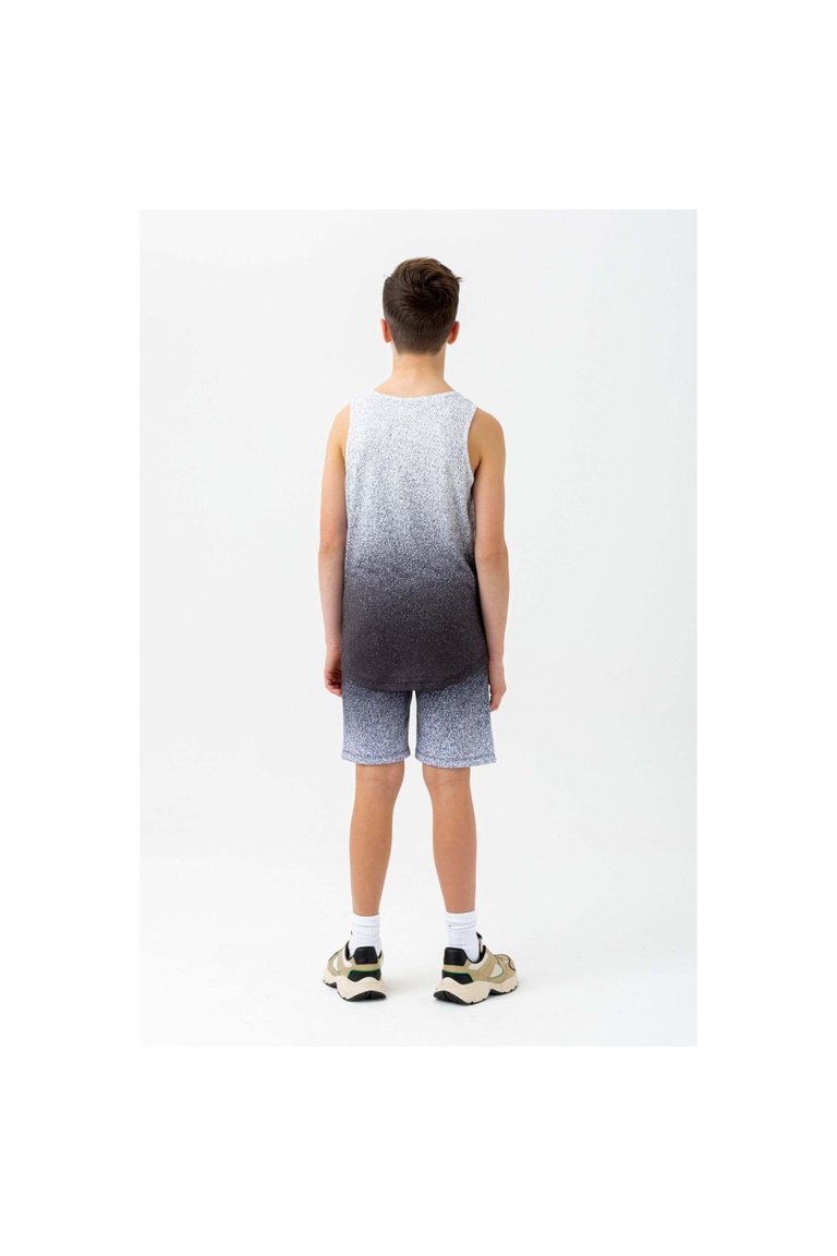 Hype Boys Speckle Fade Tank Top (Black)