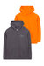 Hype Childrens/Kids Hoodie - Orange/Gray