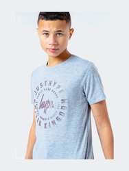 Hype Childrens/Kids Oil Cog T-Shirt - Gray