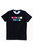 Hype Childrens/Kids Society Sport Logo T-Shirt - Black/Multicolored