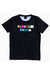 Hype Childrens/Kids Society Sport Logo T-Shirt - Black/Multicolored