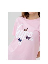 Hype Girls Butterfly Script T-Shirt