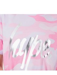 Hype Girls Camo Crop Top