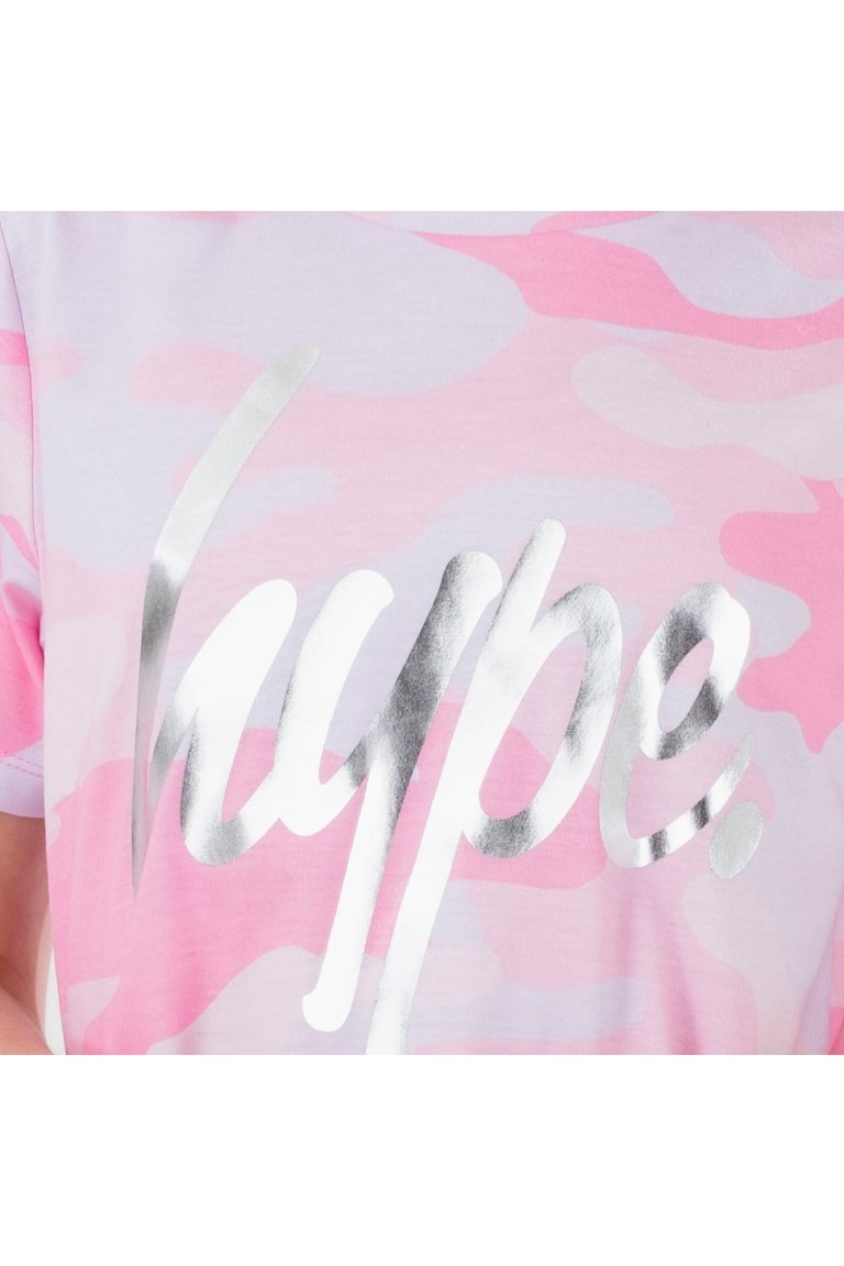 Hype Girls Camo Crop Top