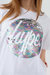 Hype Girls Dream Sequin Circle T-Shirt