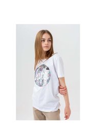 Hype Girls Dream Sequin Circle T-Shirt