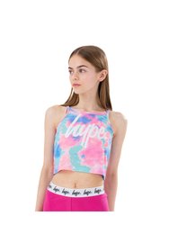 Hype Girls Dream Smudge Script Cropped Camisole