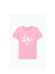 Hype Girls Fade Leopard Print T-Shirt Set (Pack of 3) (Pink/Blue/Black)