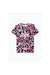 Hype Girls Fade Leopard Print T-Shirt Set (Pack of 3) (Pink/Blue/Black)