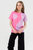 Hype Girls Floral Ying Yang Script T-Shirt (Pink/Purple) - Pink/Purple