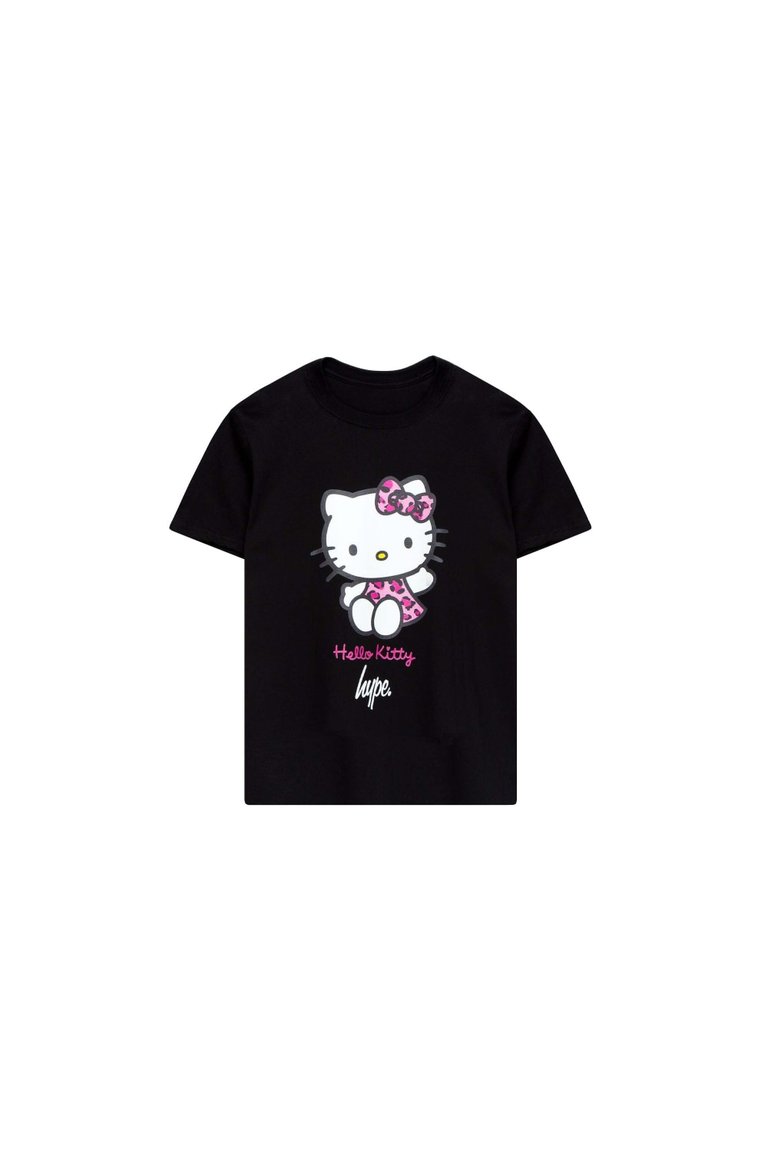 Printed T-shirt - White/Hello Kitty - Ladies