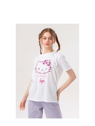 Hype Girls Infill Hello Kitty Leopard Print T-Shirt