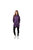 Hype Girls Leopard Script Long Length Hoodie (Purple) - Purple