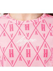 Hype Girls Lush Logo T-Shirt (Pink)