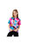 Hype Girls Neon Spots Script T-Shirt (Pink/Blue/White)