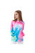 Hype Girls Pastel Wave Script Hoodie - Pink/Blue/White