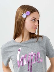 Hype Girls Princess Script Crop T-Shirt