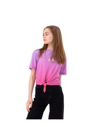 Hype Girls Scribble Cropped T-Shirt (Pink/Purple)