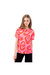 Hype Girls Smiley Wave Scribble T-Shirt (Pink)