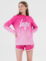 Hype Girls Speckle Fade Sweatshirt