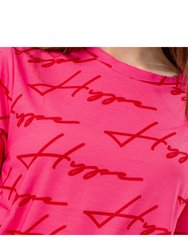 Hype Girls Track Scribble T-Shirt (Pink)