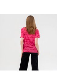 Hype Girls Track Scribble T-Shirt (Pink)