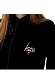 Hype Girls Velour Full Zip Hoodie