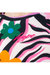 Hype Girls Zebra Daisy Wave T-Shirt (Pink/Black)