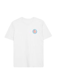 Hype Mens Afro Nation T-Shirt (White/Blue/Red) - White/Blue/Red