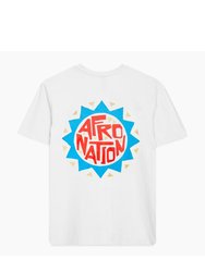 Hype Mens Afro Nation T-Shirt (White/Blue/Red)
