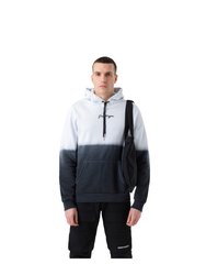 Hype Mens Fade Hoodie - Black/White