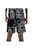 Hype Mens Paisley Palm Scribble Shorts (Black/White)