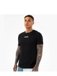 Hype Mens Script T-Shirt Set (Pack of 3) (Black/Gray/White)