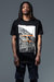 Hype Mens Youngs Teflon Oversized T-Shirt (Black/Orange/Gray)