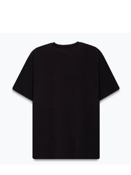 Hype Mens Youngs Teflon Oversized T-Shirt (Black/Orange/Gray)