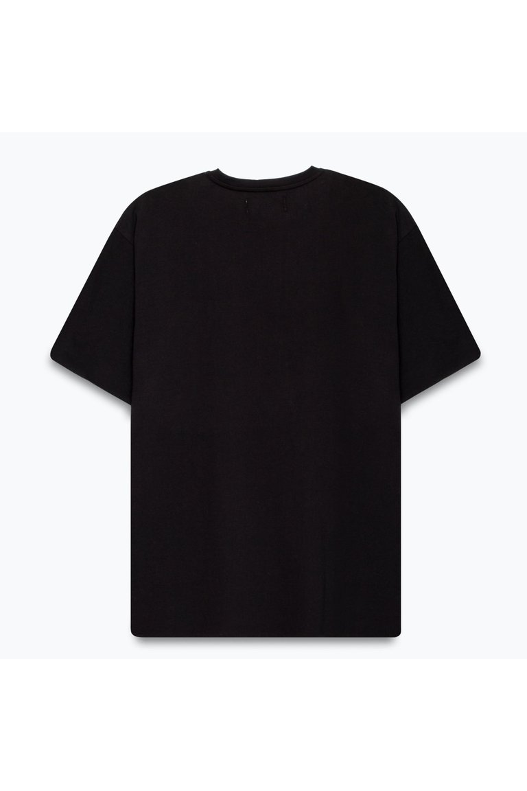 Hype Mens Youngs Teflon Oversized T-Shirt (Black/Orange/Gray)