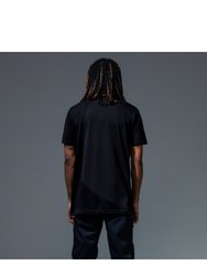 Hype Mens Youngs Teflon Oversized T-Shirt (Black/Orange/Gray)