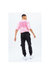Hype Unisex Adult Back Print Continu8 Oversized T-Shirt (Pink)