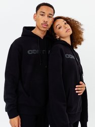 Hype Unisex Adult Continu8 Oversized Hoodie (Black)