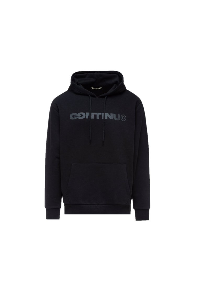 Hype Unisex Adult Continu8 Oversized Hoodie (Black) - Black