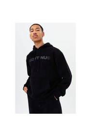 Hype Unisex Adult Continu8 Oversized Hoodie (Black)