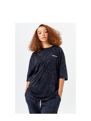 Hype Unisex Adult Continu8 Oversized T-Shirt (Black)