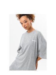 Hype Unisex Adult Continu8 Oversized T-Shirt (Gray)