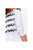 Hype Unisex Adult Continu8 Oversized T-Shirt (White)