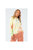 Hype Womens/Ladies Candy Tie Dye Pullover Hoodie (Light Yellow/Pale Pink/Lime Green)