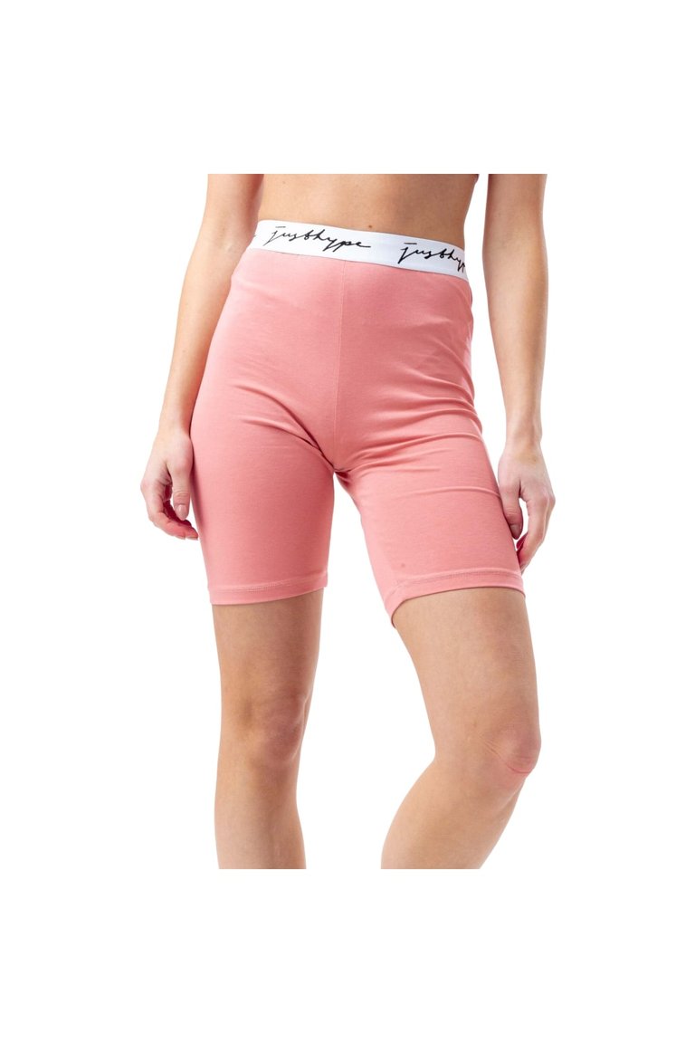 Hype Womens/Ladies Tape Cycling Shorts - Rosette