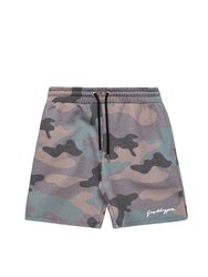 Mens Classic Camo Shorts - Khaki